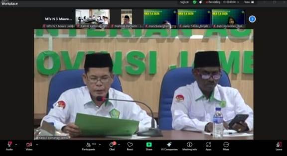 MTsN 4 Merangin Ikuti Rapat Penyusunan Anggaran 2026