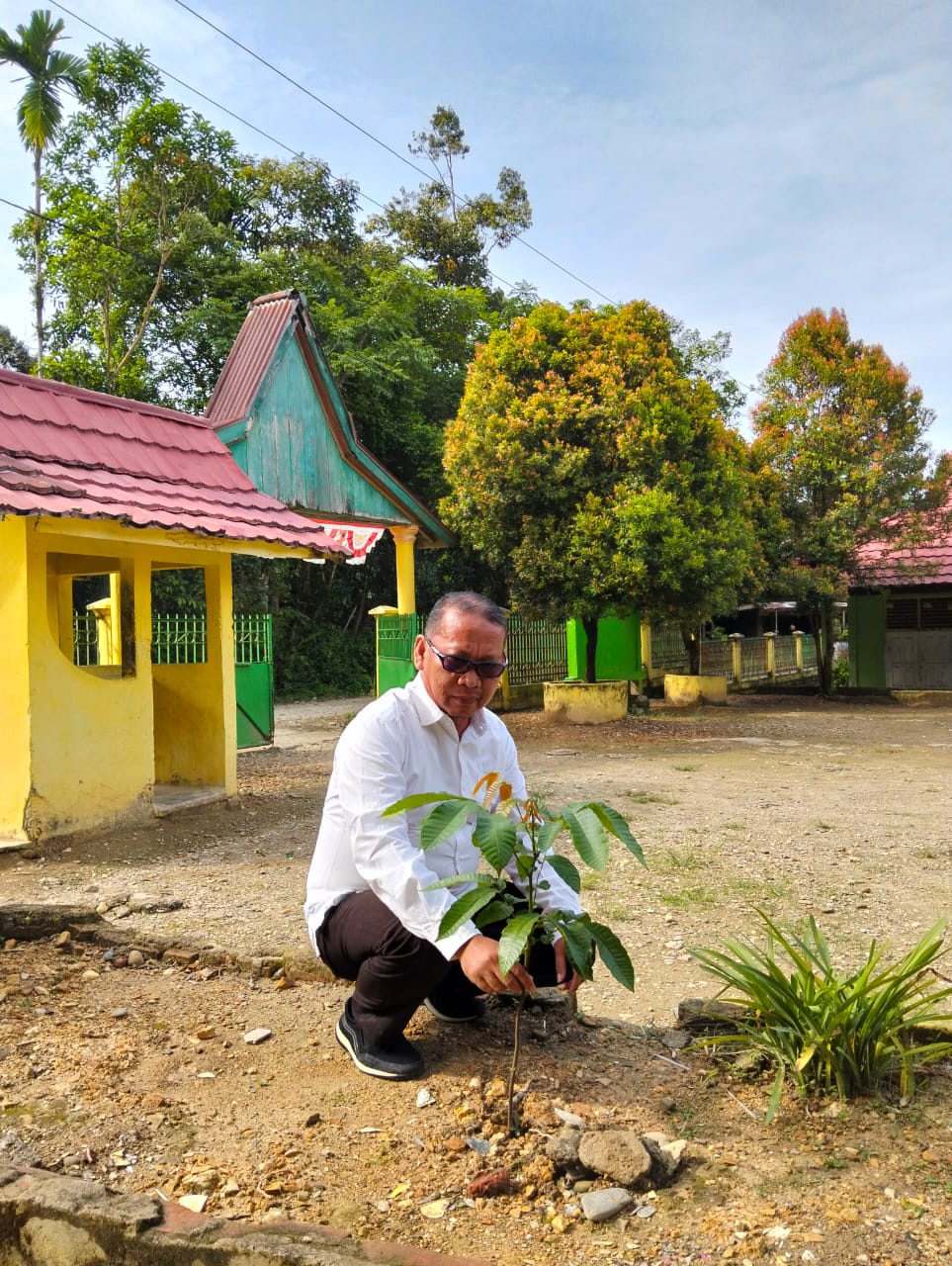 MTs Negeri 4 Merangin Siap Sukseskan Program Penanaman 1 Juta Pohon