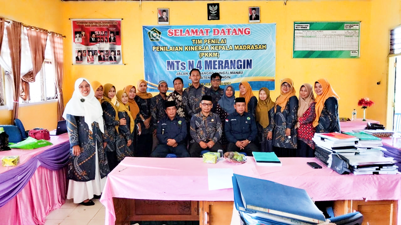 PENILAIAN KENERJA KEPALA  MADRASAH( PKKM ) MTsN 4 MERANGIN TAHUN 2024