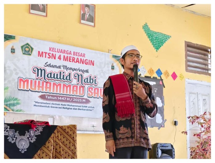MTsN 4 Merangin Gelar Peringatan Maulid Nabi Muhammad SAW Tahun 2025