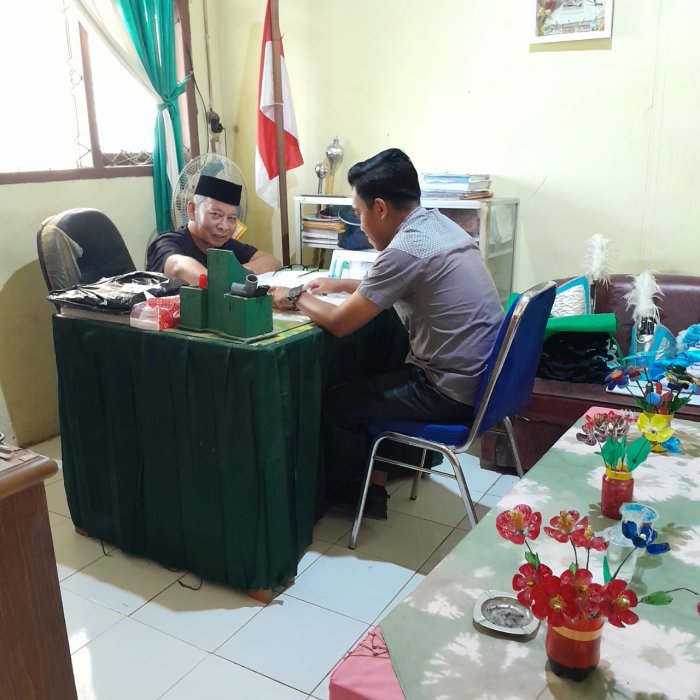 MTsN 4 Merangin Lakukan Supervisi Administrasi Guru